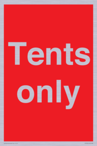 Tents only